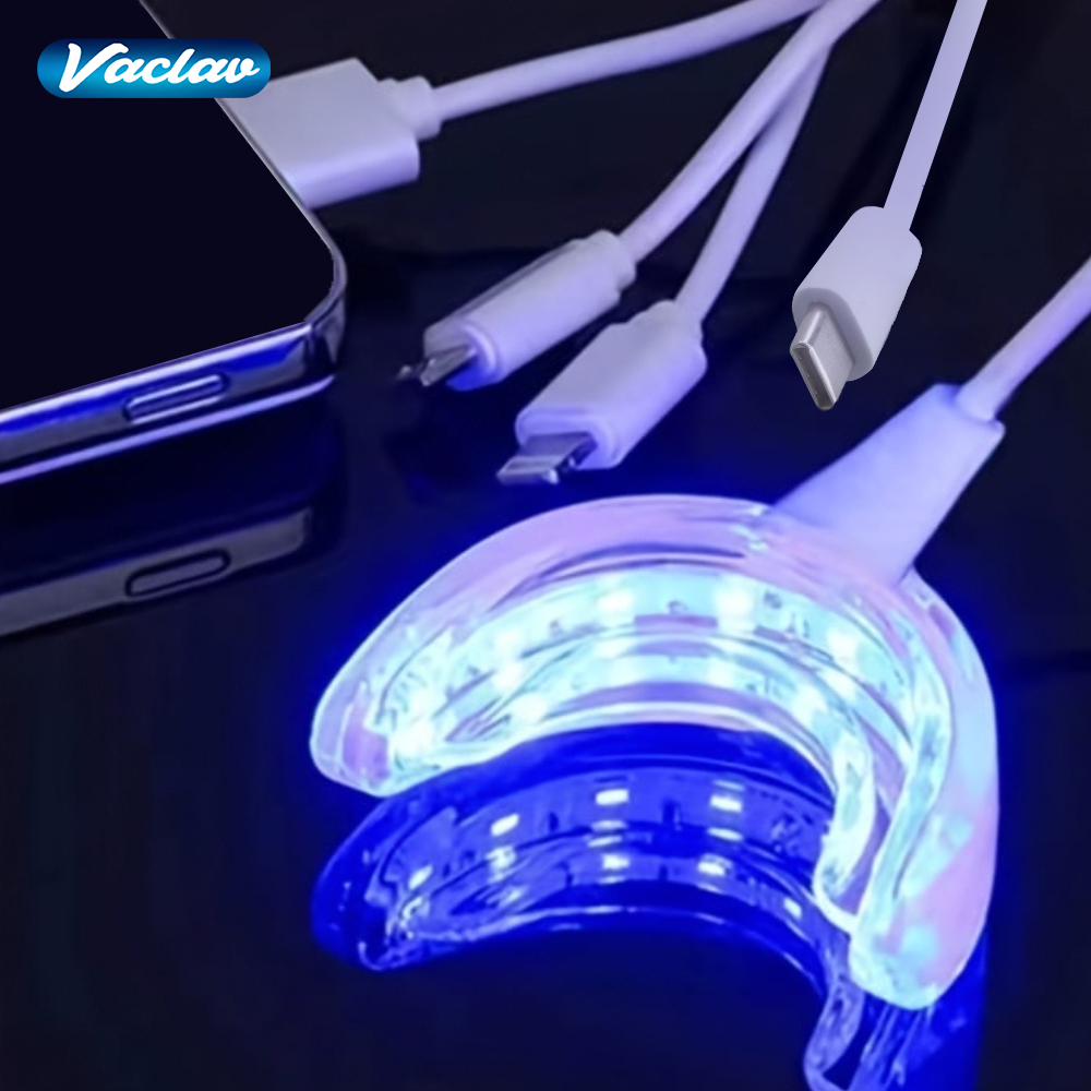 Teeth Whitening Uv - Vaclav-Kit de luz para blanqueamiento Dental,