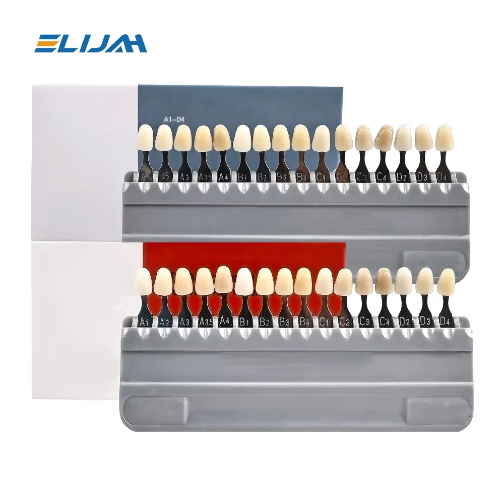 Teeth Whitening/Bleaching - ELIJAH Master-Guía de sombra de blanqueamiento