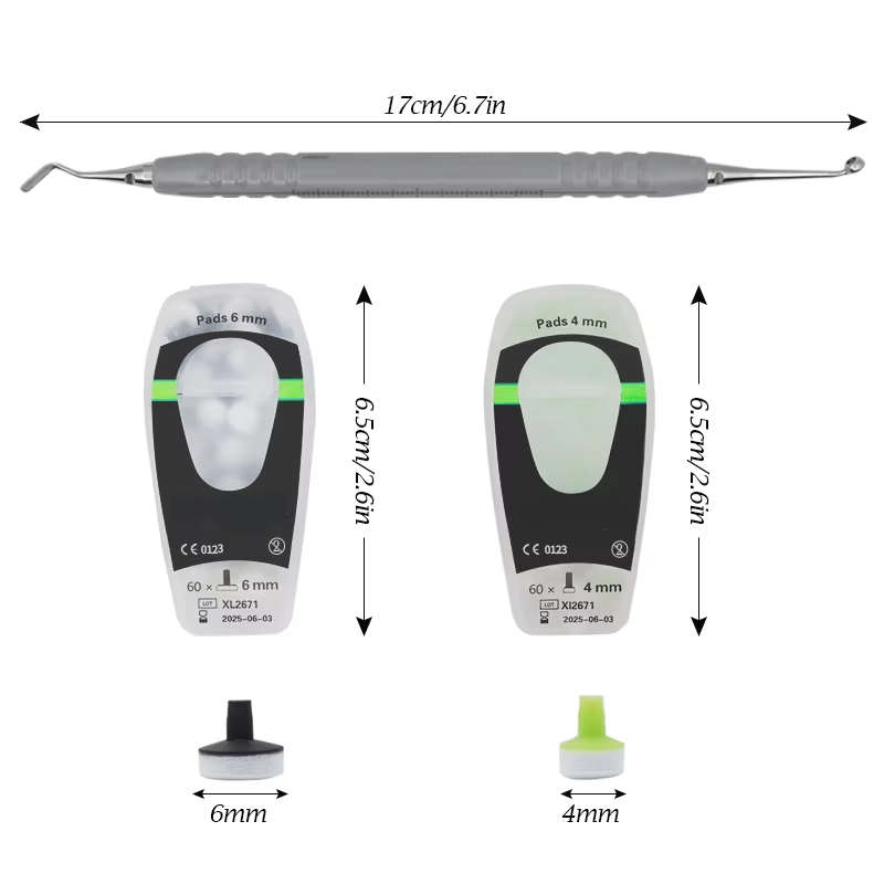 Teeth Whitening Vape - Kit compuesto Dental con almohadilla de