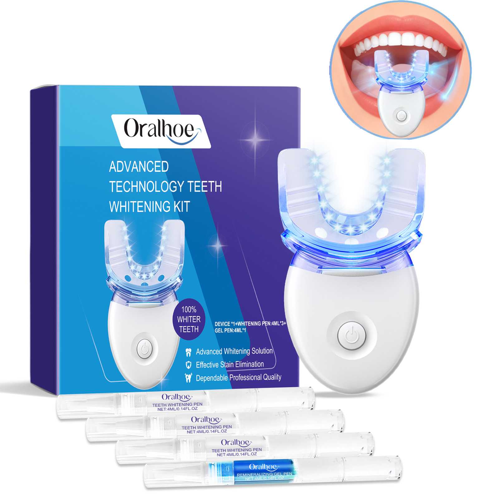 Teeth Whitening Uv - Kit de luz LED para blanqueamiento