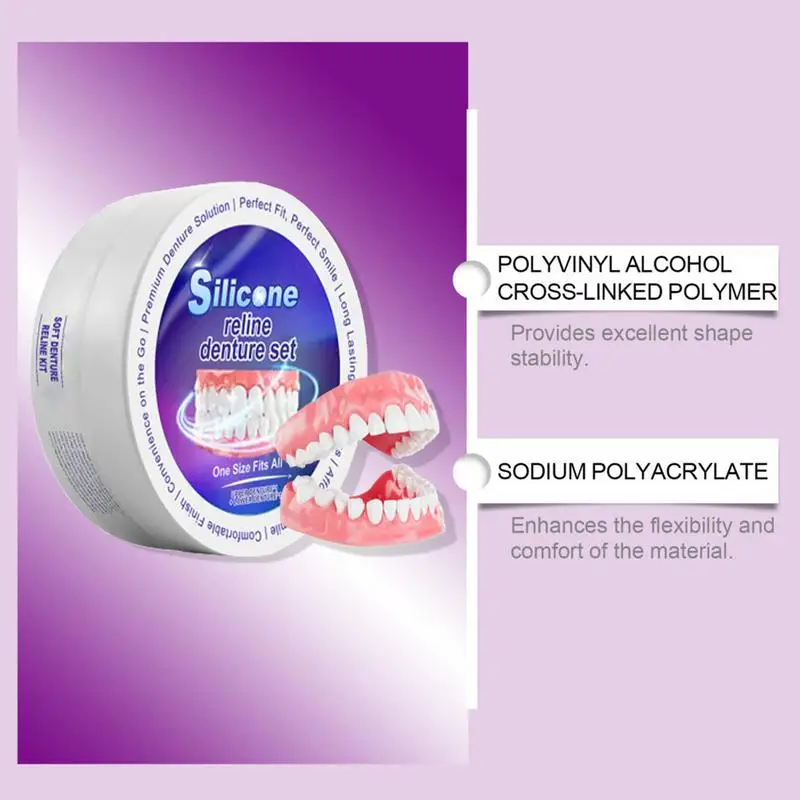 Juego de dentadura postiza de  - Teeth Whitening Products reseña y precio