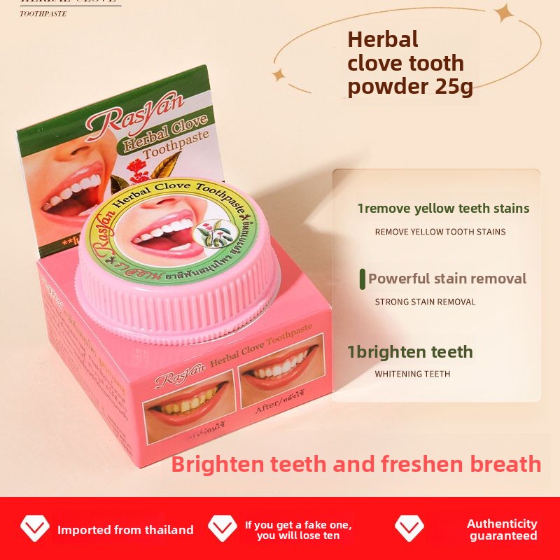 Polvo Dental Tailandés de Clav - Teeth Whitening Vape reseña y precio